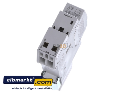 Top rear view Hager ETC225S Installation contactor 2 NO/ 0 NC 
