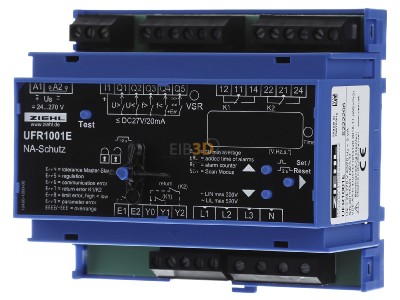 Front view Ziehl UFR 1001E Voltage monitoring relay 40...520V AC 
