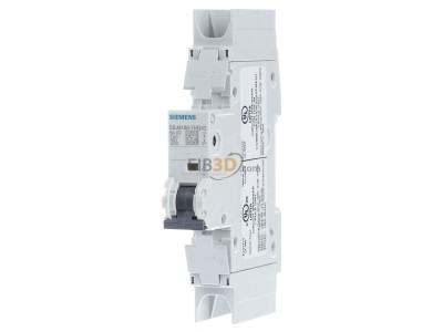 Front view Siemens 5SJ4106-7HG42 Miniature circuit breaker 1-p C6A 
