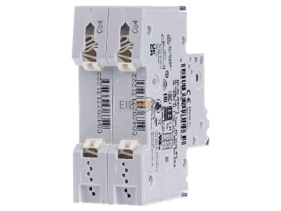 Ansicht hinten Siemens 5SY4504-7 Leitungschutzschalter 230V 10kA C 4A 