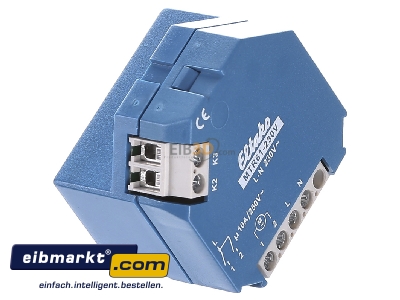 View top left Eltako MTR61-230V Isolator relay venetian blind 10A 
