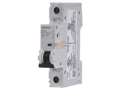 Frontansicht Siemens 5SJ4125-7HG40 LS-Schalter C 25A 1pol 240V 14kA 