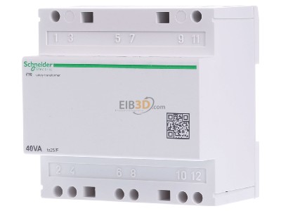 Frontansicht Schneider Electric A9A15220 Transformator ITR 12-24VAC 40VA 