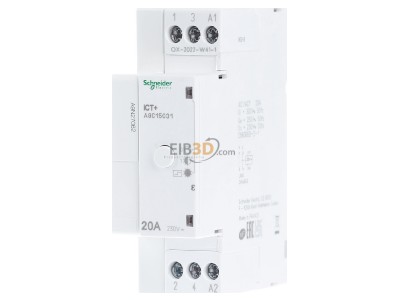 Frontansicht Schneider Electric A9C15031 Vorwahlhochleistungsschtz 20A CT+1S 