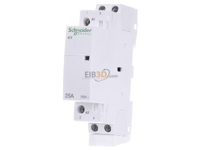 Front view Schneider Electric A9C20132 Installation contactor 24VAC 2 NO/ 0 NC 
