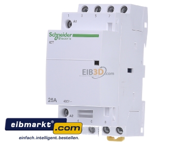 Frontansicht Schneider Electric A9C20834 Installationsschtz 25A 4S 220-240VAC 