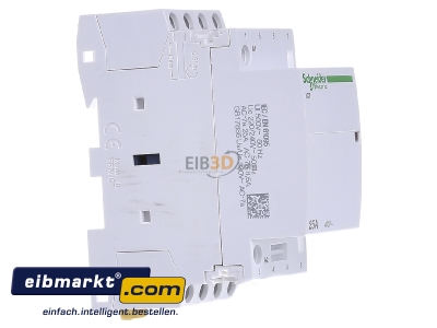View on the left Schneider Electric A9C20834 Installation contactor 220...240VAC - 
