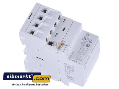 View top left Schneider Electric A9C20834 Installation contactor 220...240VAC - 
