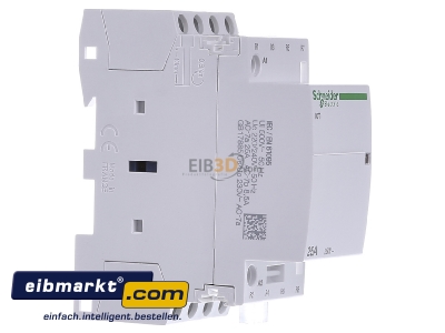 View on the left Schneider Electric A9C20837 Installation contactor 220...240VAC
