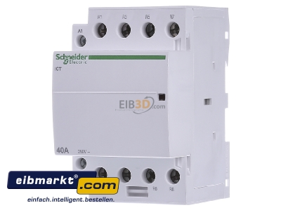 Frontansicht Schneider Electric A9C20847 Installationsschtz 4 40A 220-240VAC 