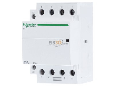 Frontansicht Schneider Electric A9C20864 Installationsschtz 4S 63A 220-240VAC 