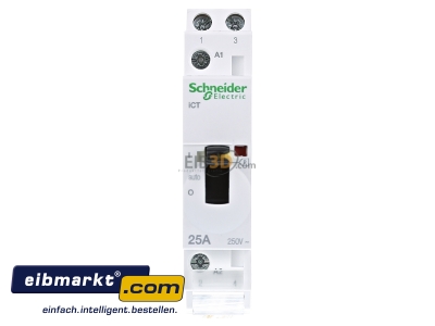 Frontansicht Schneider Electric A9C21132 Vorwahlschtz 2S 25A 24VAC 