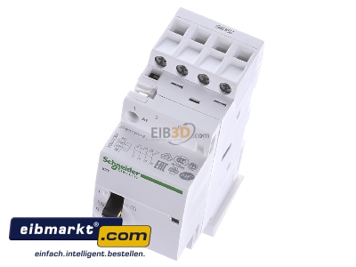 Ansicht oben vorne Schneider Electric A9C21834 Vorwahlschtz 4S 25A 220-240VAC 