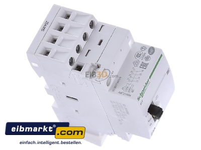 Ansicht oben links Schneider Electric A9C21834 Vorwahlschtz 4S 25A 220-240VAC 