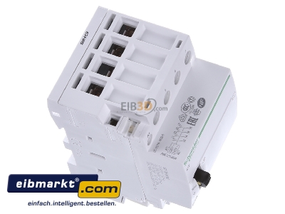 Ansicht oben links Schneider Electric A9C21864 Vorwahlschtz 4S 63A 220-240VAC 