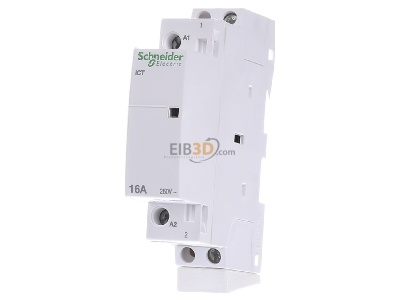 Front view Schneider Electric A9C22011 Installation contactor 12VAC 

