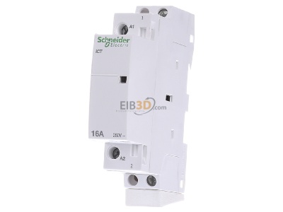 Frontansicht Schneider Electric A9C22011 Installationsrelais 1S 16A 12VAC 