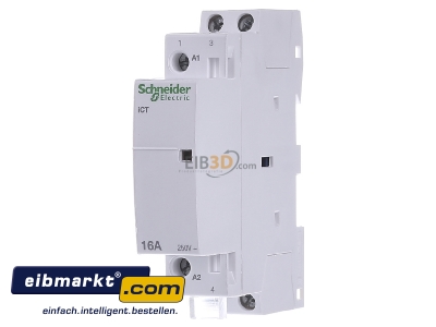 Frontansicht Schneider Electric A9C22012 Installationsrelais 2S 16A 12VAC 