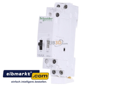 Frontansicht Schneider Electric A9C30112 Fernschalter ITL 2P 16A 24VAC 