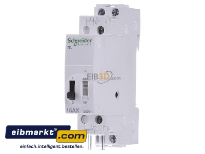 Front view Schneider Electric A9C30812 Latching relay 230...240V AC
