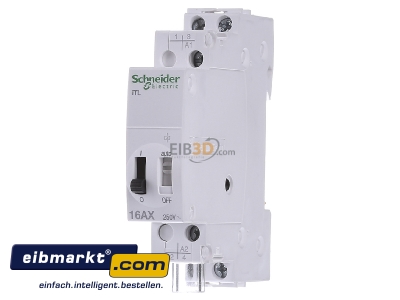 Frontansicht Schneider Electric A9C30812 Fernschalter ITL 16A 2P 230VAC/110VC 