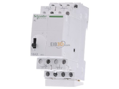 Frontansicht Schneider Electric A9C30814 Fernschalter ITL 4P 16A 230-240VAC 