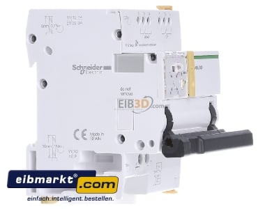 Ansicht links Schneider Electric A9C70132 Wiedereinschaltgert f.IC60 2P ARA 