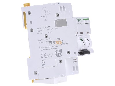 View on the left Schneider Electric A9D02616 Earth leakage circuit breaker C16/0,01A 
