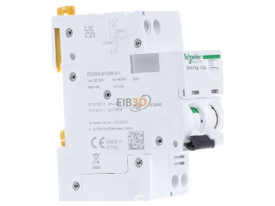 Ansicht links Schneider Electric A9D32625 FI/LS-Schalter 25A C 30mA A 