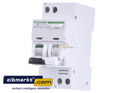 Front view Schneider Electric A9D56604 Earth leakage circuit breaker B4/0,03A 
