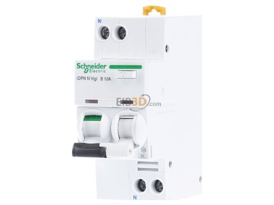 Front view Schneider Electric A9D56610 Earth leakage circuit breaker B10/0,03A 
