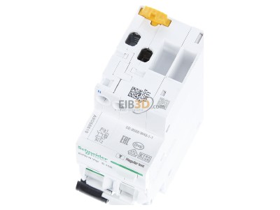 View up front Schneider Electric A9D56610 Earth leakage circuit breaker B10/0,03A 
