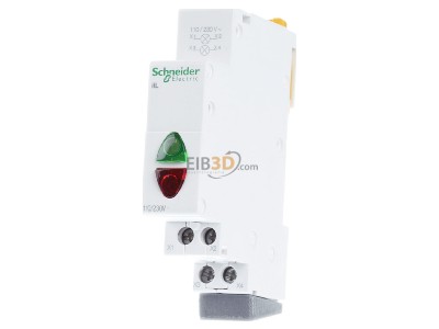 Frontansicht Schneider Electric A9E18325 Leuchtmelder rt+gn 230VAC 