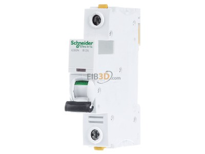 Front view Schneider Electric A9F03102 Miniature circuit breaker 1-p B2A 
