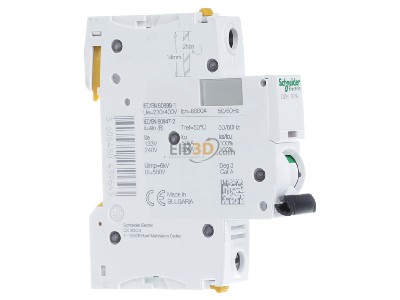 View on the left Schneider Electric A9F03102 Miniature circuit breaker 1-p B2A 
