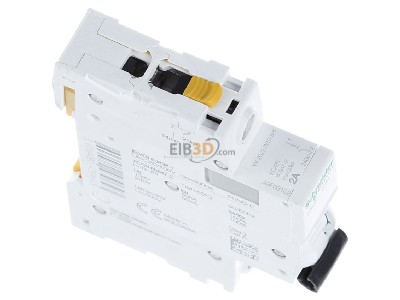 Ansicht oben links Schneider Electric A9F03102 LS-Schalter 1P 2A B IC60N 