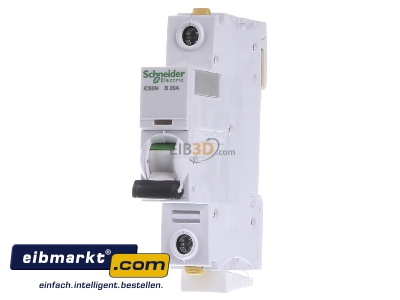 Front view Schneider Electric A9F03120 Miniature circuit breaker 1-p B20A
