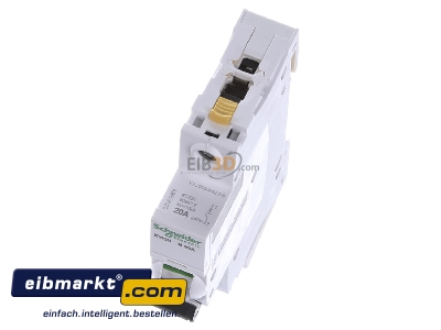 View up front Schneider Electric A9F03120 Miniature circuit breaker 1-p B20A
