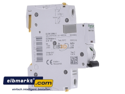 View on the left Schneider Electric A9F03150 Miniature circuit breaker 1-p B50A
