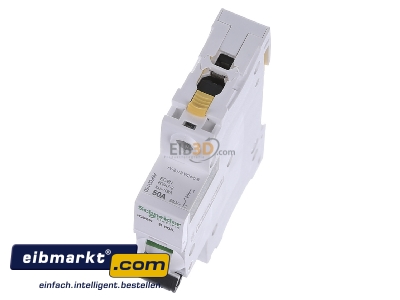 View up front Schneider Electric A9F03150 Miniature circuit breaker 1-p B50A
