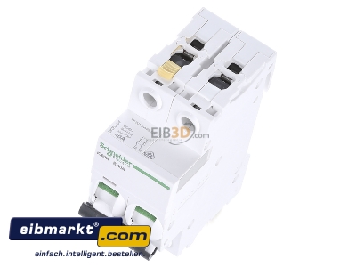 View up front Schneider Electric A9F03240 Miniature circuit breaker 2-p B40A - 
