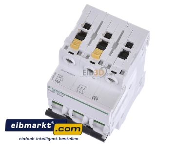 Ansicht oben vorne Schneider Electric A9F03316 LS-Schalter 3P 16A B IC60N 