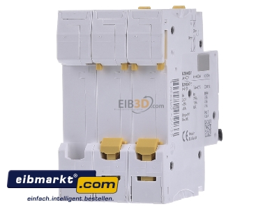 Back view Schneider Electric A9F03320 Miniature circuit breaker 3-p B20A
