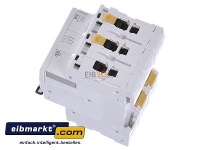 View top right Schneider Electric A9F03320 Miniature circuit breaker 3-p B20A
