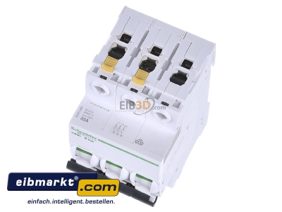 Ansicht oben vorne Schneider Electric A9F03332 LS-Schalter 3P 32A B IC60N 