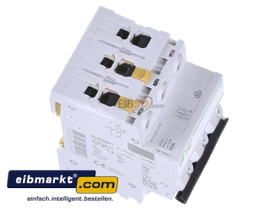 Ansicht oben links Schneider Electric A9F03332 LS-Schalter 3P 32A B IC60N 