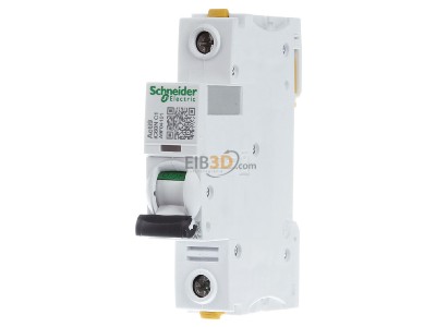 Frontansicht Schneider Electric A9F04101 LS-Schalter 1P 1A C IC60N 