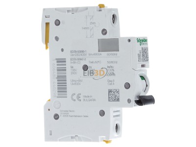 Ansicht links Schneider Electric A9F04101 LS-Schalter 1P 1A C IC60N 