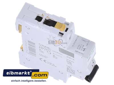 Ansicht oben links Schneider Electric A9F04104 LS-Schalter 1P 4A C IC60N 