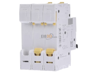 Back view Schneider Electric A9F04306 Miniature circuit breaker 3-p C6A 
